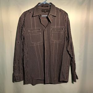 polo club Checkered Button-Down Shirt – Long Sleeve Casual Dress Shirt for Men